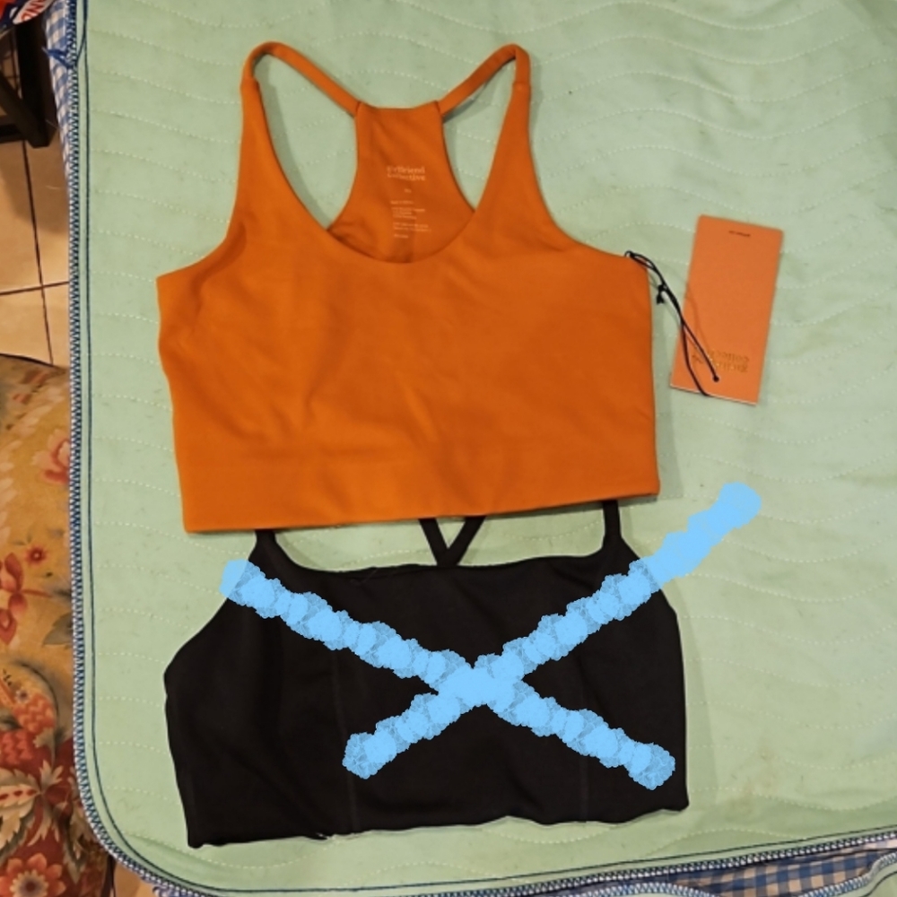 Gf xs Topanga and strappy back sports bra